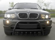 BMW X5 E53 1999–2006 Bullbar WT003 Black (rustfrit stål) foto 2