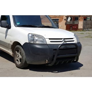 Bullbar WT003 Black (rustfrit stål) Citroen Berlingo 1996–2008 foto 4