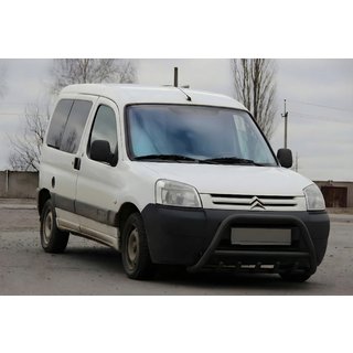 Bullbar WT003 Black (rustfrit stål) Citroen Berlingo 1996–2008 foto 1