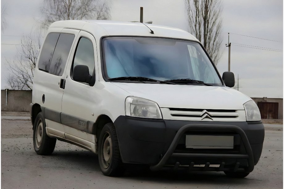 Citroen Berlingo 1996–2008 Bullbar WT003 Black (rustfrit stål) Image