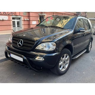 Kængurubøjle WT003 Black (rustfrit stål) Mercedes ML W163 1997–2005 foto 1