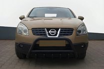 Nissan Qashqai 2007–2010 Bullbar WT003 Black (rustfrit stål) foto 1