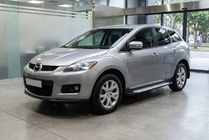 Mazda CX-7 2006–2012 Sidetrin Allmond Grey (2 stk., aluminium) foto 1