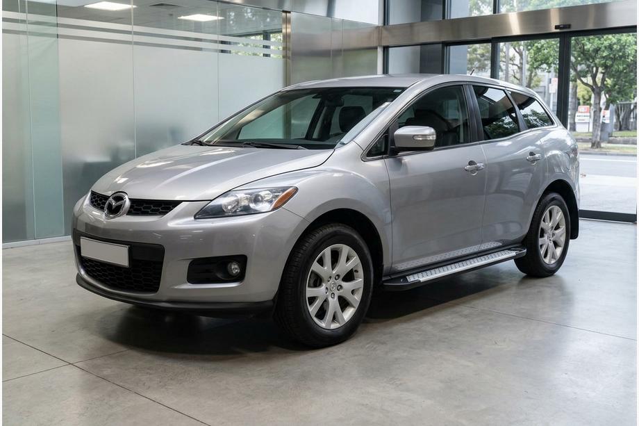 Mazda CX-7 2006–2012 Sidetrin Allmond Grey (2 stk., aluminium) Image