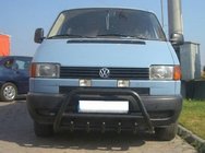 Volkswagen T4 Caravelle/Multivan 1990–2003 Bullbar WT003 Black (rustfrit stål) foto 1