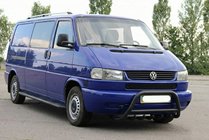 Volkswagen T4 Caravelle/Multivan 1990–2003 Bullbar WT003 Black (rustfrit stål) foto 4