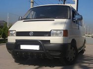 Volkswagen T4 Caravelle/Multivan 1990–2003 Bullbar WT003 Black (rustfrit stål) foto 2