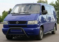 Volkswagen T4 Caravelle/Multivan 1990–2003 Bullbar WT003 Black (rustfrit stål) foto 6