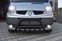 Opel Vivaro 2001–2015 Kængurubøjle WT003 Black (rustfrit stål) foto 1