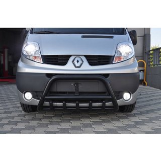 Kængurubøjle WT003 Black (rustfrit stål) Opel Vivaro 2001–2015 foto 1