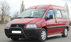 Citroen Jumpy 1996–2007 Bullbar WT003 Black (rustfrit stål) foto 1