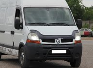 Renault Master 1998–2010 Frontbøjle WT003 Black (rustfrit stål) foto 4