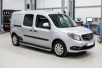 Mercedes Citan 2013–2021 Maydos V1 sidetrin (2 stk., aluminium + rustfrit stål) foto 1
