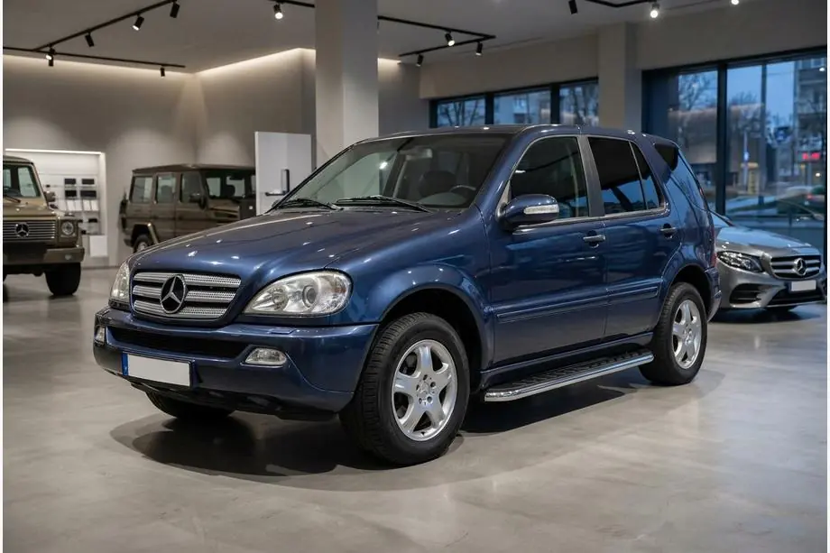 Mercedes ML W163 1997–2005 Maydos V1 sidetrin (2 stk., aluminium ↗ rustfrit stål) Image