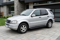 Mercedes ML W163 1997–2005 Sidetrin Bosphorus Black (2 stk., aluminium) foto 1