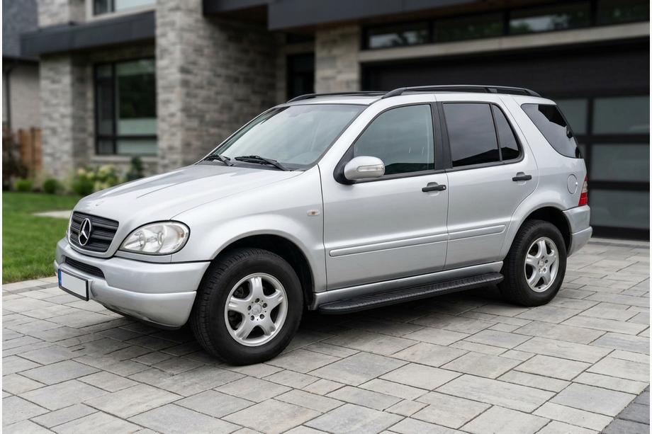 Mercedes ML W163 1997–2005 Sidetrin Bosphorus Black (2 stk., aluminium) Image