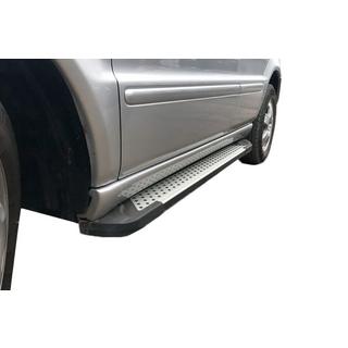 Sidetrin Allmond Grey (2 stk., aluminium) foto 1