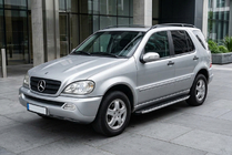 Mercedes ML W163 1997–2005 Sidetrin Fullmond (2 stk., aluminium) foto 1