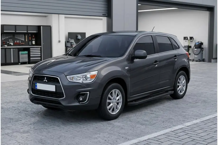 Mitsubishi ASX 2010–2023 Allmond Black sidetrin (2 stk., aluminium) Image