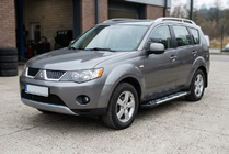 Mitsubishi Outlander 2006–2012 Sunrise sidetrin (2 stk., aluminium) foto 1