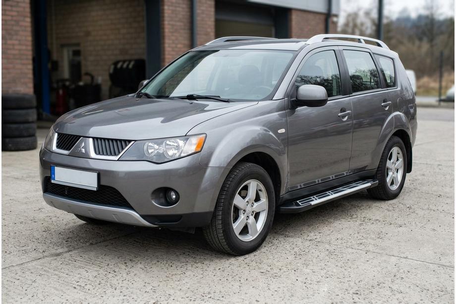 Mitsubishi Outlander 2006–2012 Sunrise sidetrin (2 stk., aluminium) Image