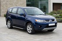 Mitsubishi Outlander 2006–2012 Duru sidetrin (2 stk., aluminium) foto 1