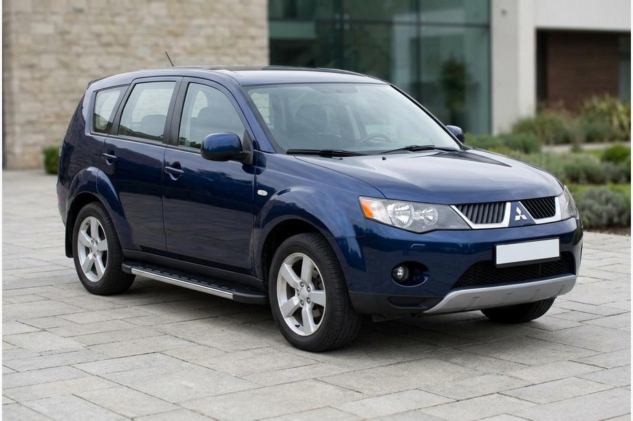Mitsubishi Outlander 2006–2012 Duru sidetrin (2 stk., aluminium) Image