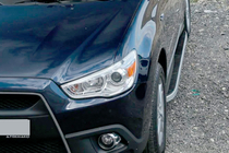 Mitsubishi Outlander 2006–2012 Sidetrin Tayga Grey (2 stk., aluminium) foto 10