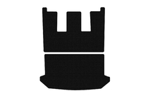 Citroen C-8 2002–2014 Gummibagagerumsmåtte Carsuit V1 (Sort) foto 1