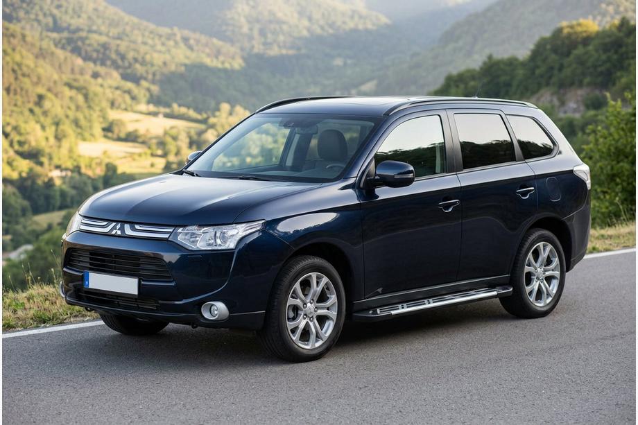 Mitsubishi Outlander 2012–2021 Sunrise sidetrin (2 stk., aluminium) Image