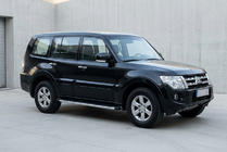 Mitsubishi Pajero Wagon IV 2006–2021 Fullmond sidetrin (2 stk., aluminium) foto 1