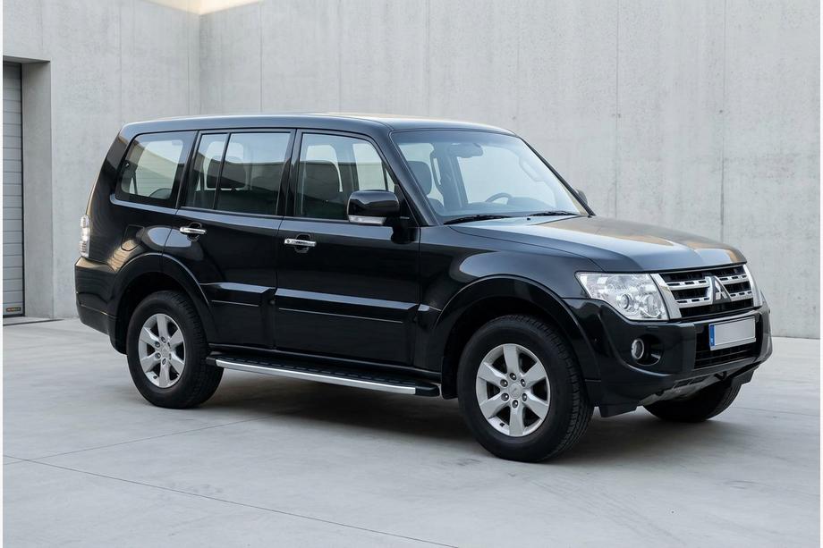 Mitsubishi Pajero Wagon IV 2006–2021 Fullmond sidetrin (2 stk., aluminium) Image