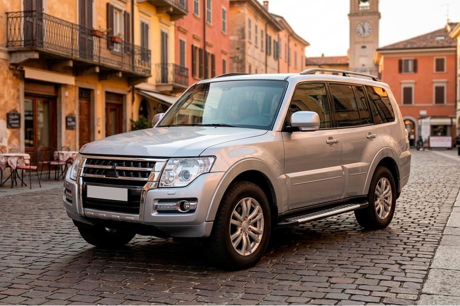Mitsubishi Pajero Wagon IV 2006–2021 Sidetrin Line (2 stk., aluminium) Image