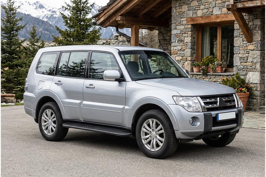 Mitsubishi Pajero Wagon IV 2006–2021 Sidetrin Bosphorus Black (2 stk., aluminium) Image