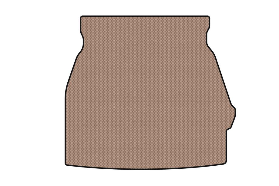BMW 5-serie E34 1988–1995 Gummibagagerumsmåtte Carsuit V-1 (SD, beige) Image