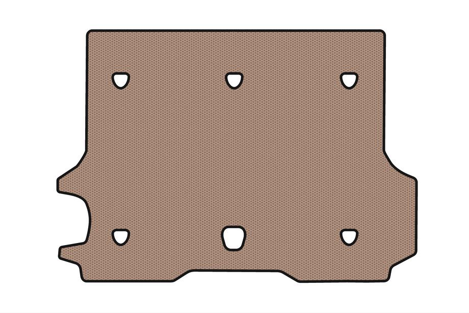 Chevrolet Trailblazer 2002–2012 Gummimåtte til bagagerum Carsuit (Beige) Image