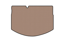 Citroen C-3 2009–2016 Gummibagagerumsmåtte Carsuit (HB, beige) foto 1