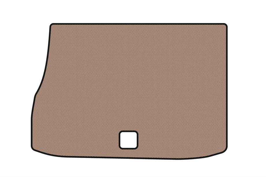 Citroen DS-5 2011–2015 Gummimåtte til bagagerum Carsuit (HB, Hybrid/automatgear, beige) Image