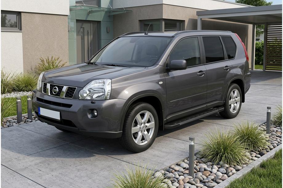 Nissan X-trail T31 2007–2014 RedLine Black side trinbrætter (2 stk., aluminium) Image
