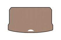 Mini Cooper F55/56/57 2014–2023 Gummibagagerumsmåtte Carsuit (til S F55, 5-dørs, beige) foto 1