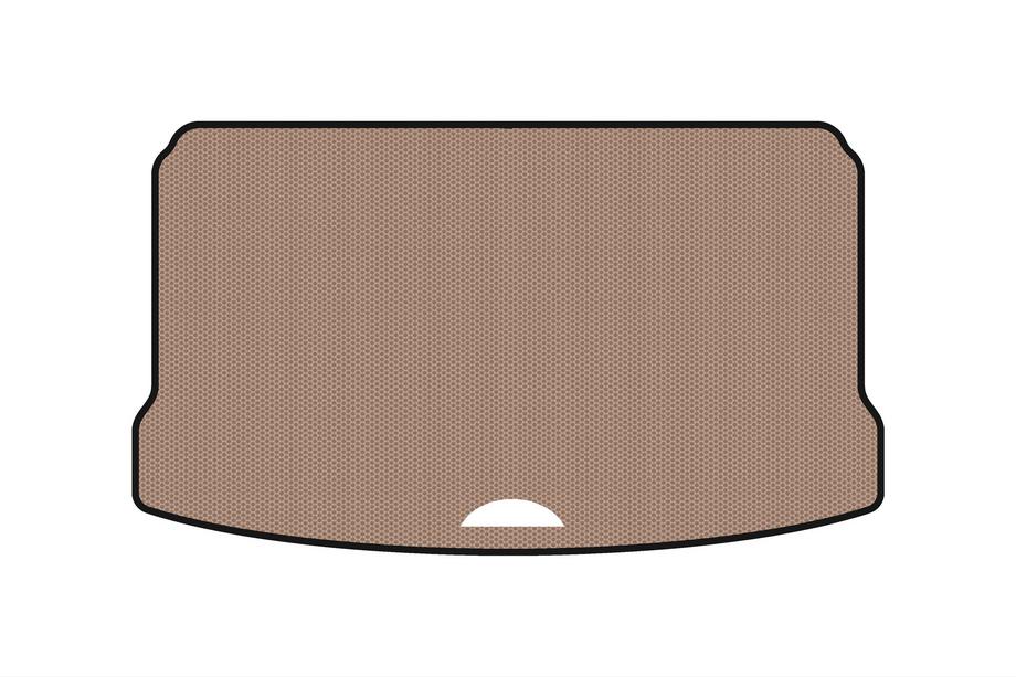 Mini Cooper F55/56/57 2014–2023 Gummibagagerumsmåtte Carsuit (til S F55, 5-dørs, beige) Image