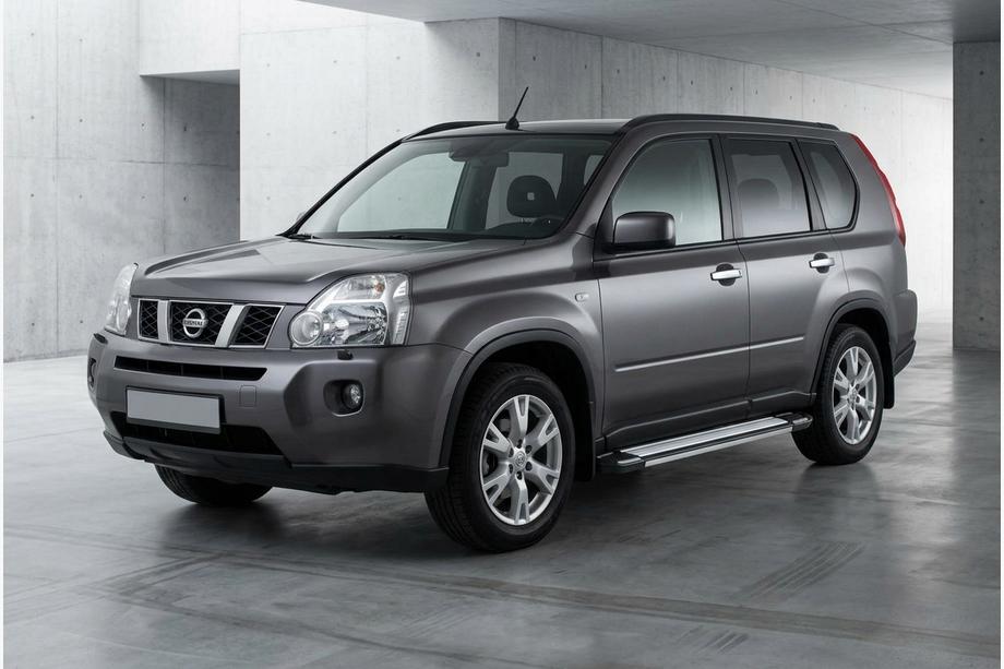 Nissan X-trail T31 2007–2014 Sidetrin Rainbow (2 stk., aluminium) Image