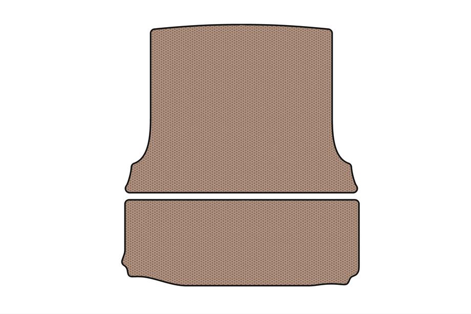 Fiat Fiorino/Qubo 2008–2024 Gummimåtte til bagagerum Carsuit (Cargo, beige) Foto 1