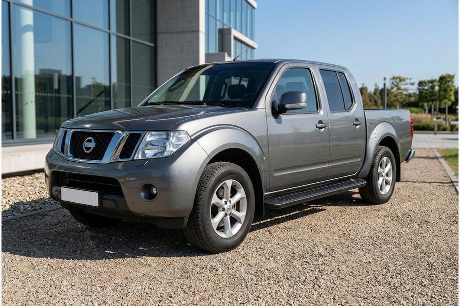 Nissan Navara 2006–2015 Allmond Black sidetrin (2 stk., aluminium) Image