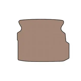 Gummimåtte til bagagerum Carsuit (2005-2009, SD, beige) Geely CK-1 2005–2008 foto 1