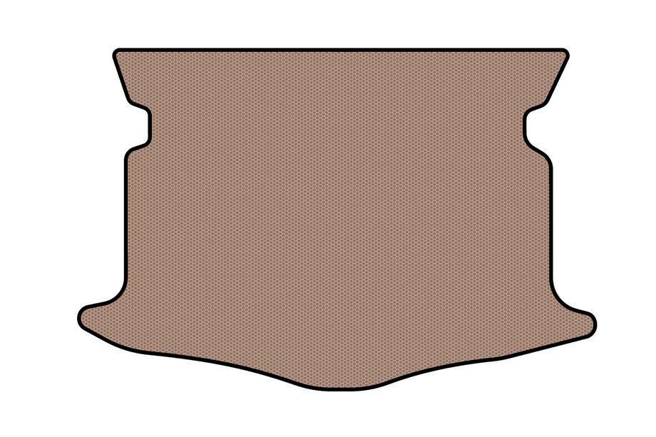 Honda FR-V 2004–2009 Gummimåtte til bagagerum Carsuit (Beige) Image