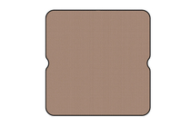 Honda Pilot 2015–2022 Gummibagagerumsmåtte Carsuit (uden 3. sæderække, beige) foto 1