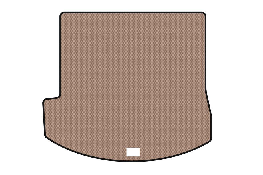 Hyundai Santa Fe 4 2018–2023 Gummibagagerumsmåtte Carsuit (til Grand, beige) Image
