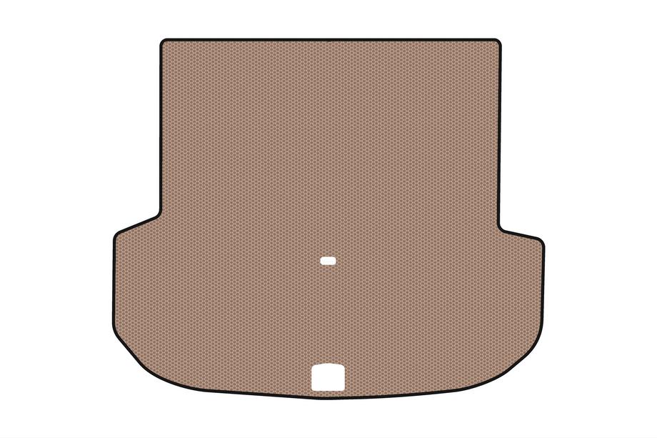 Kia Sorento III UM 2014–2020 Gummibagagerumsmåtte Carsuit (2014-2018, 5-personers, beige) Image