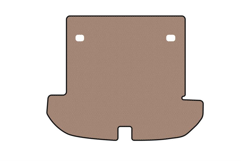 Kia Sorento III UM 2014–2020 Gummibagagerumsmåtte Carsuit (7-personers, beige) Image